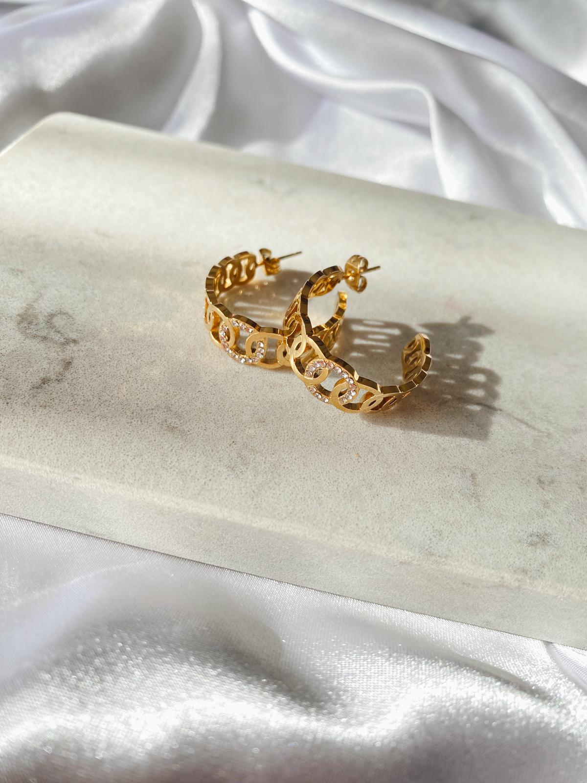 Çelik Gold Kadın Küpe